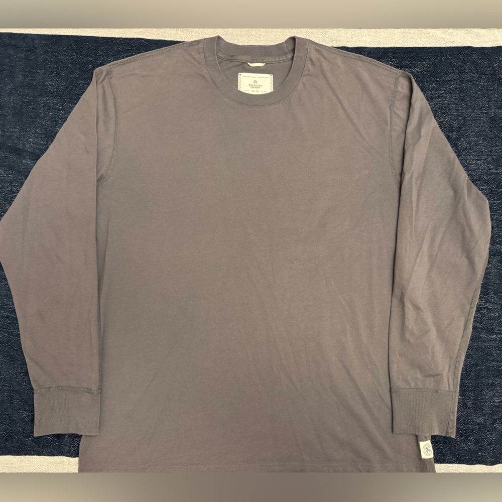 Reigning Champ Long Sleeve Cotton Tee